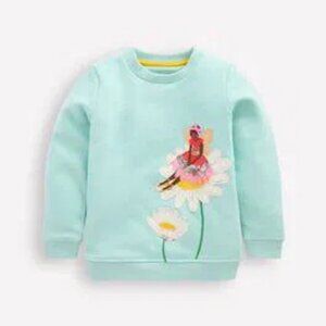 NWOT Mini Boden Applique Sweatshirt